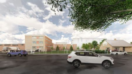 Image projetée du nouveau bâtiment de l'usine Louise-Gravel