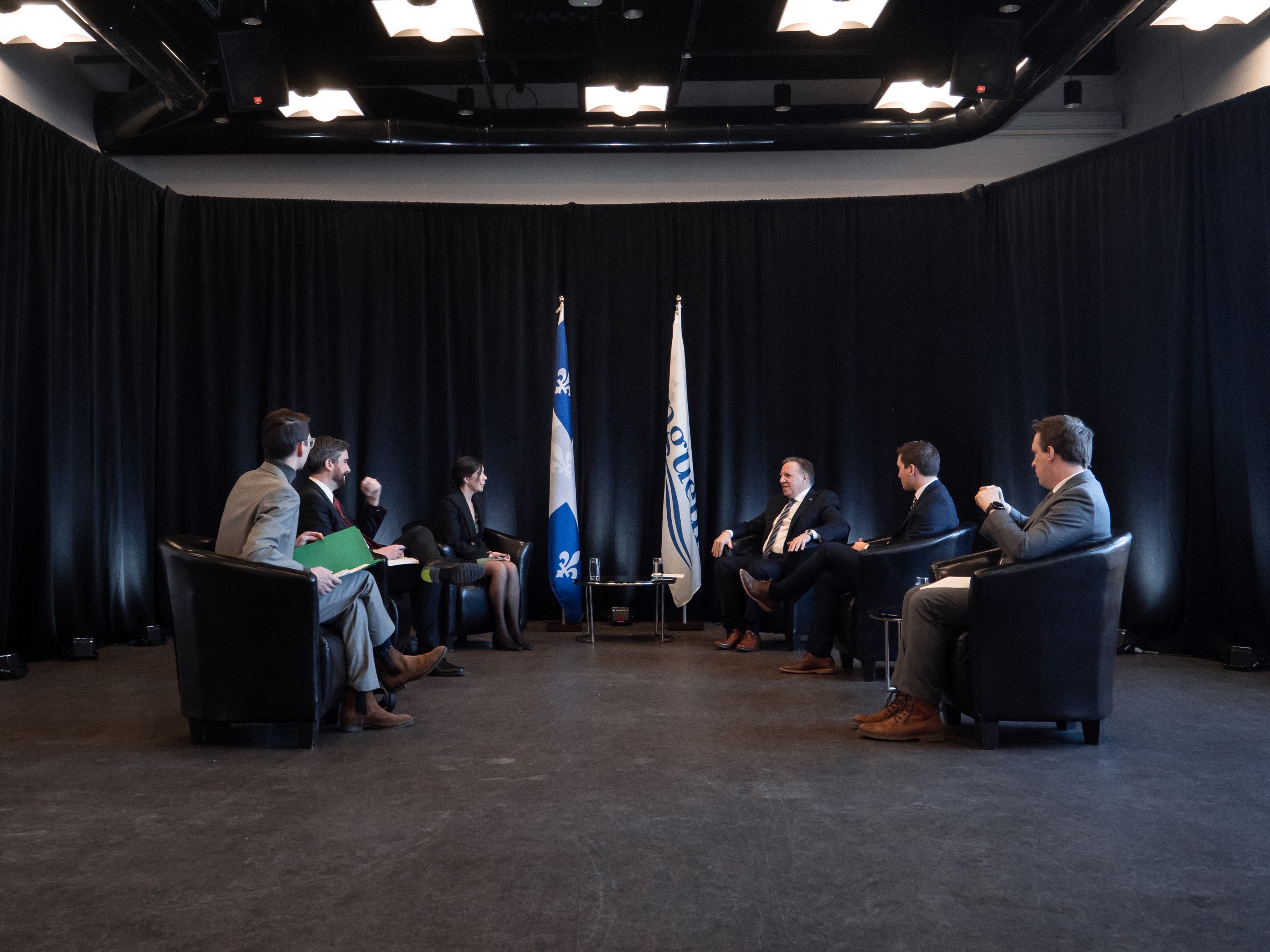 Rencontre François Legault et Catherine Fournier