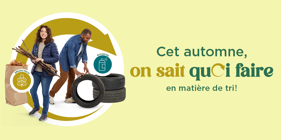 Cet automne, on sait quoi faire en matière de tri! 