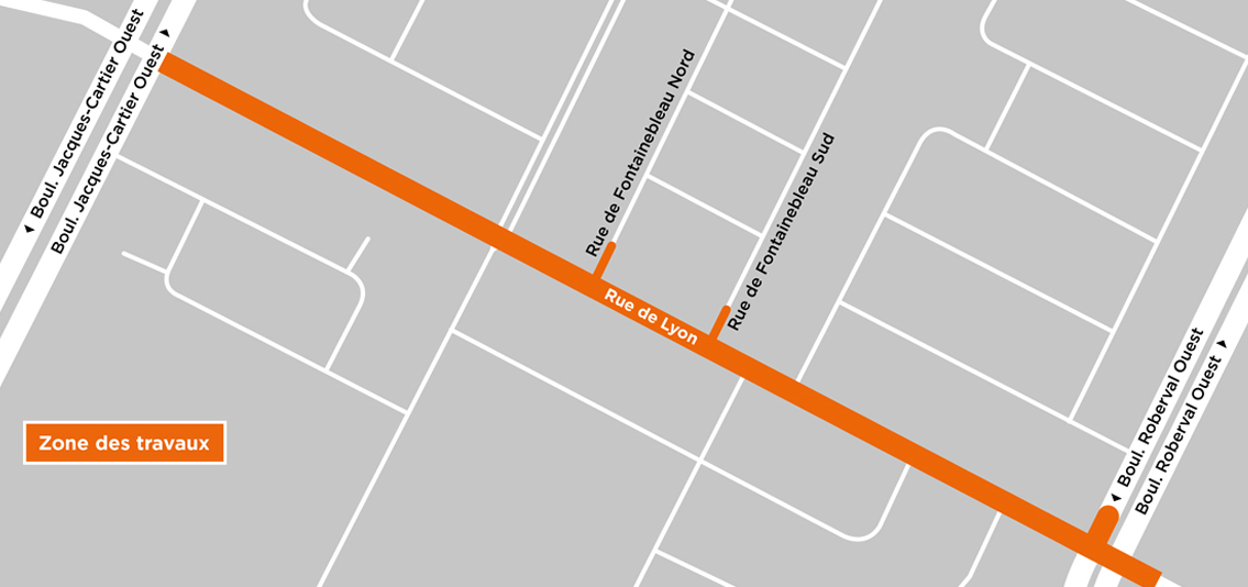 Carte secteur de Lyon