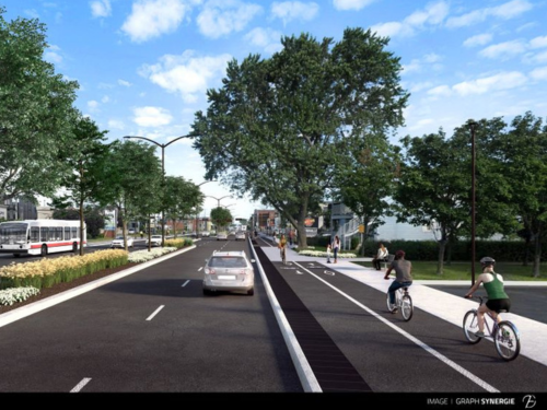 Travaux sur le chemin Chambly
