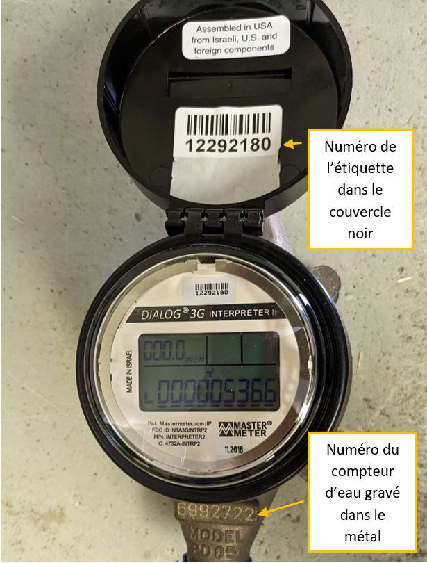 Compteur d'eau